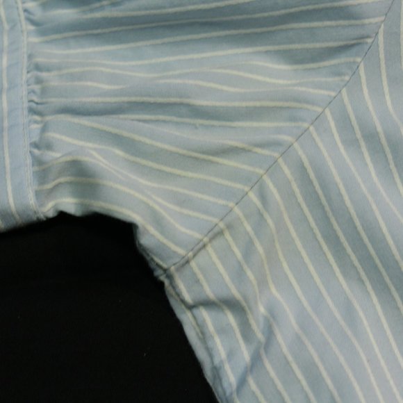 Banana Republic Blue/White Button Up - Picture 3 of 12